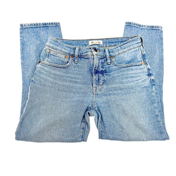 Madewell The Perfect Vintage Jean Straight Leg Denim Size 27P - Picture 5 of 7